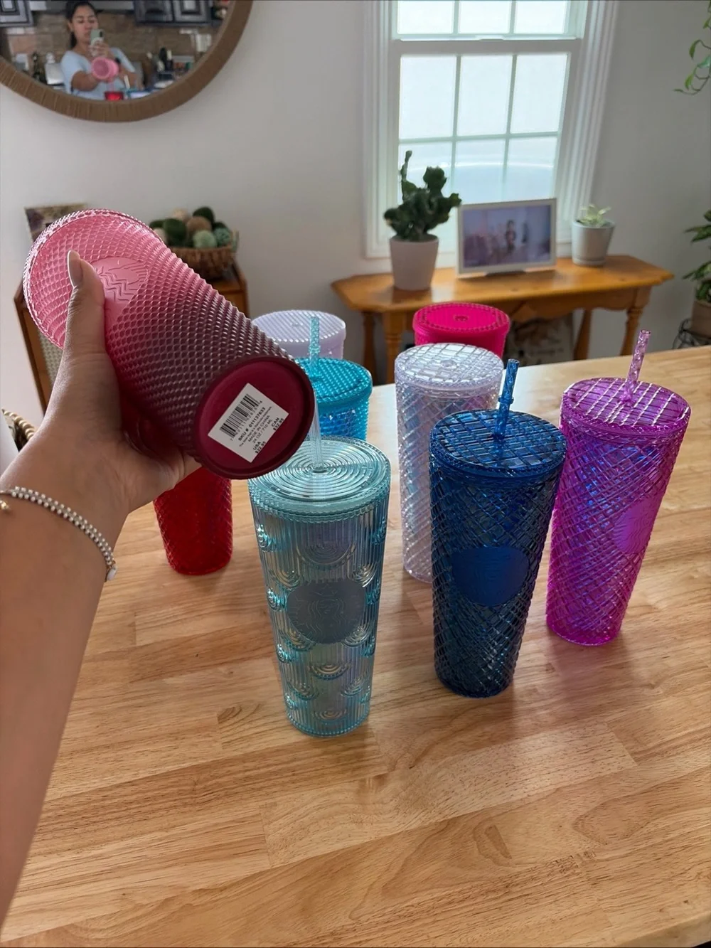Starbucks Studded Tumbler Set in Pink, Red, Blue, Teal, Purple, Clear